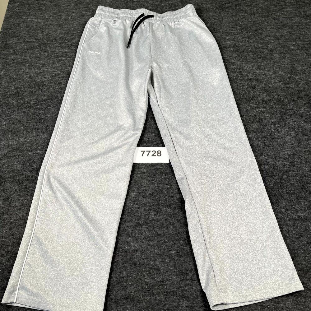 BROKIG Sweatpants Mens XL Gray Drawstring Straight Leg Flat Front Gym Casual